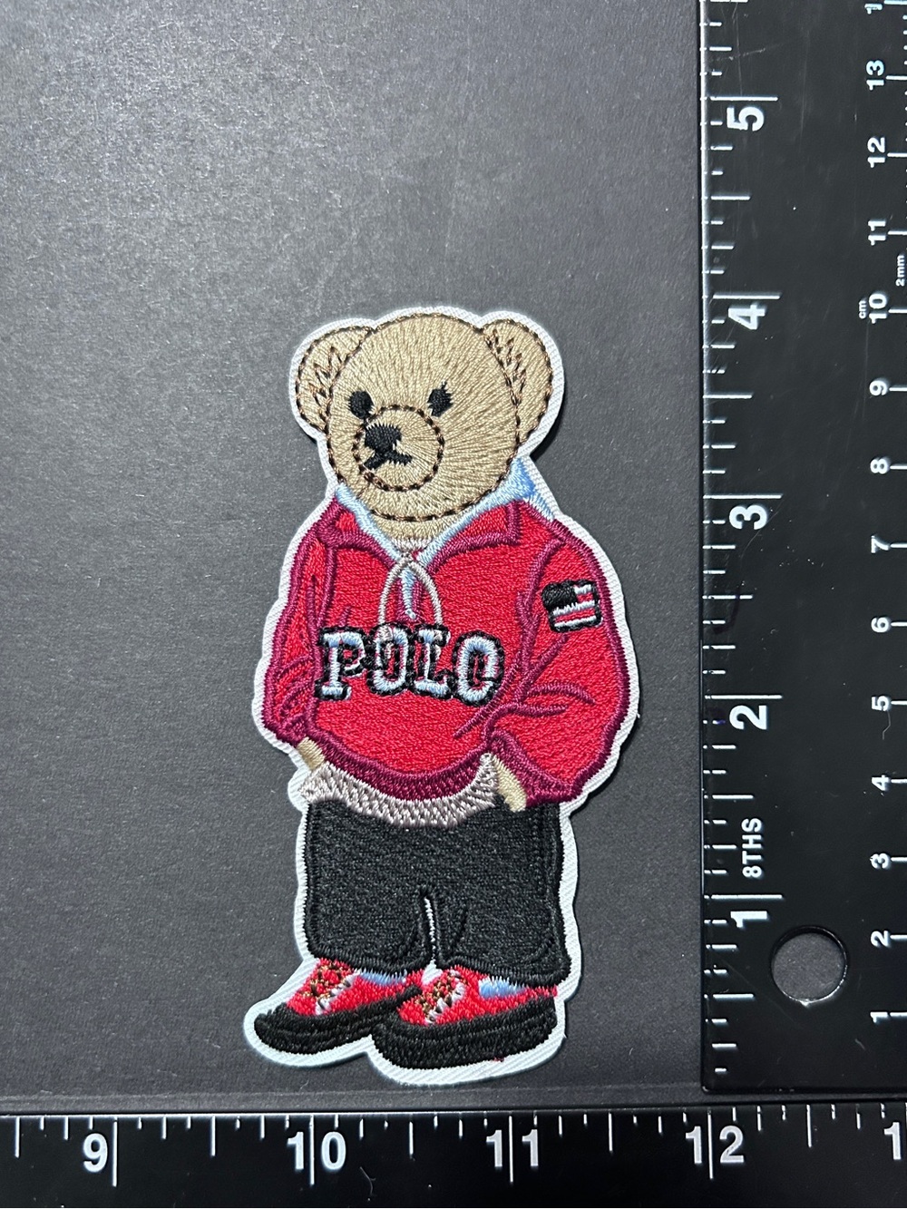 Ralph Lauren Polo Bear Embroidered Patches a lot of 6 Iron-on - Picture 2 of 16